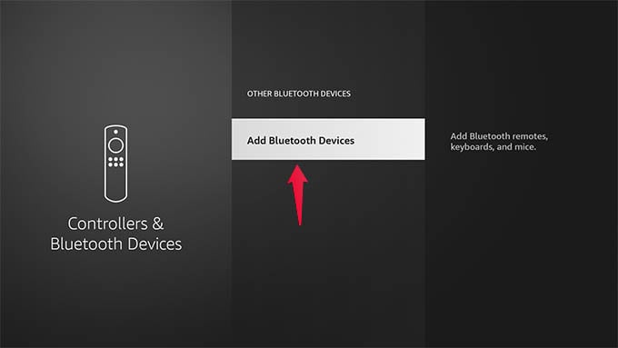 Add Bluetooth Devices in Fire TV