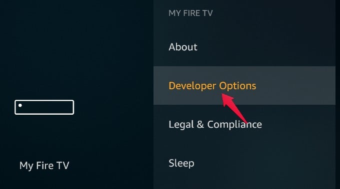 Amazon fire tv developer options settings