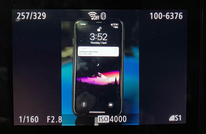 Capture iPhone Lock Screen with Camera