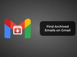 Find Archived Emails on Gmail