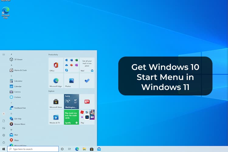 windows 11 classic start menu