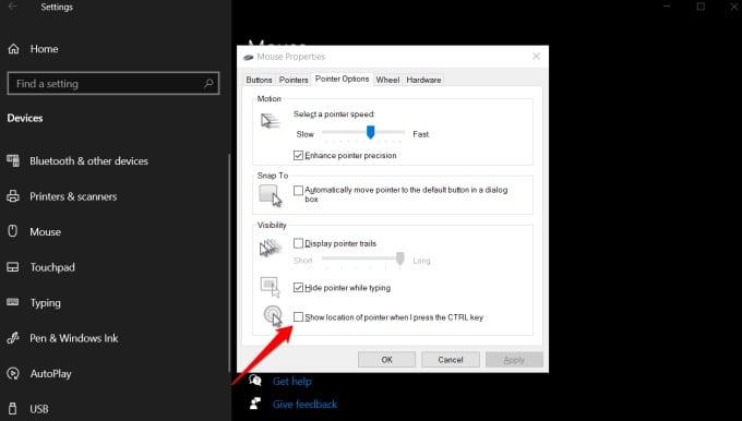 How to Highlight Mouse Pointer and Clicks in Windows 10 - 67