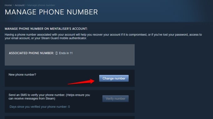 change number in steam