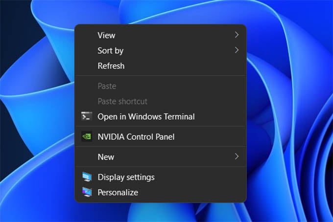 Old Windows 10 Right Click Menu in Windows 11