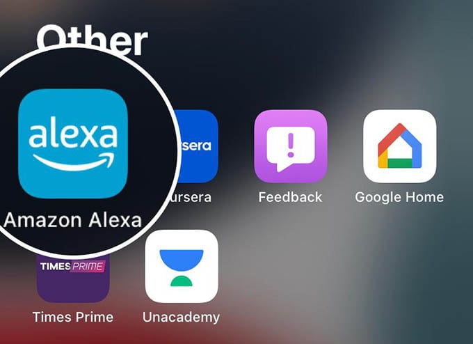 Open Amazon Alexa App on iPhone Android