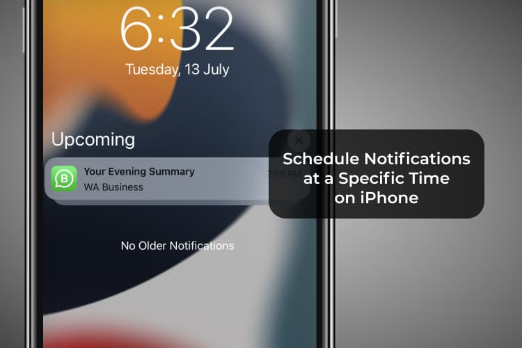 How to Schedule Notifications for a Specific Time on iPhone - MashTips