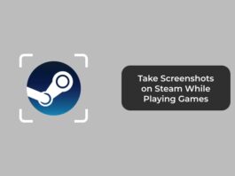 Take Screenshots on Steam While Playing Games