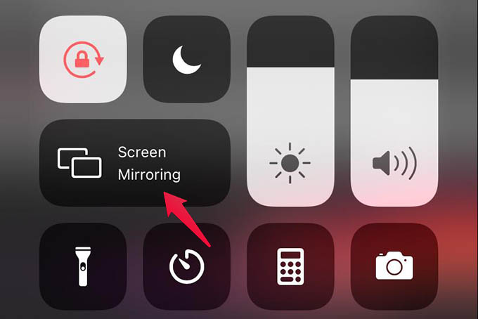 screen Mirroring on iPhone