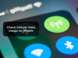 Check Cellular Data Usage on iPhone