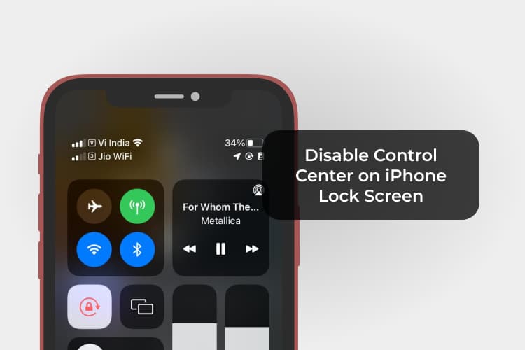 How To Turn Off Control Center On IPhone Lock Screen MashTips