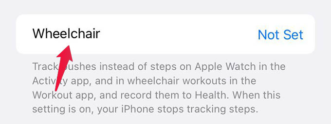 How to Track Wheelchair Pushes on Your iPhone Instead of Walking Steps - 95