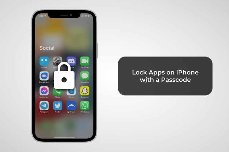 3 Ways to Lock Apps on iPhone with a Passcode MashTips