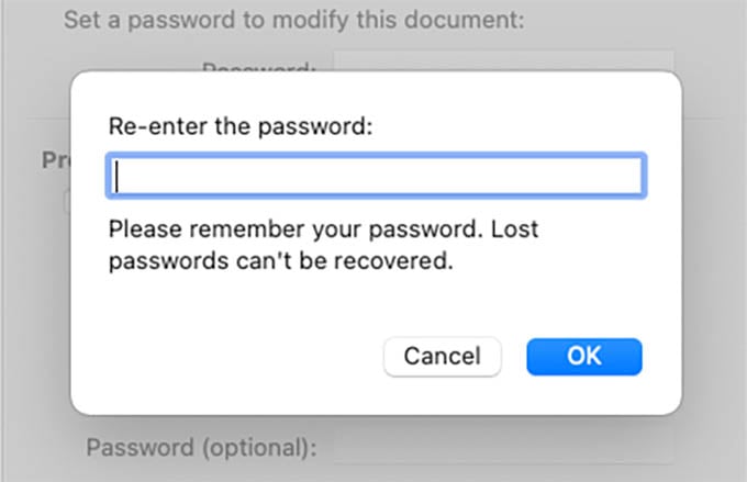 How to Password Protect a Word Document in Mac - 98