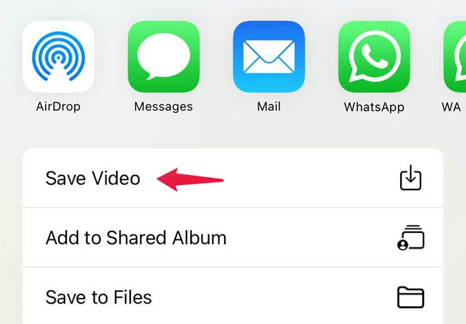 Save Video Memory on iPhone