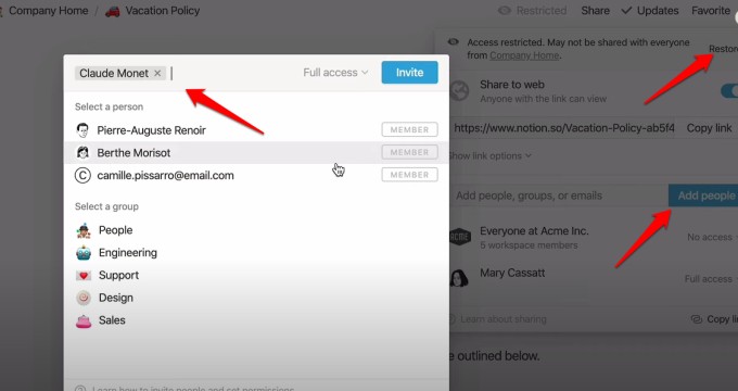 How to Share Notion Page and Manage Permissions - 20