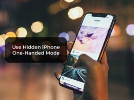 Use Hidden iPhone One-Handed Mode