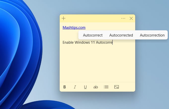 Windows 11 Autocorrect for PC