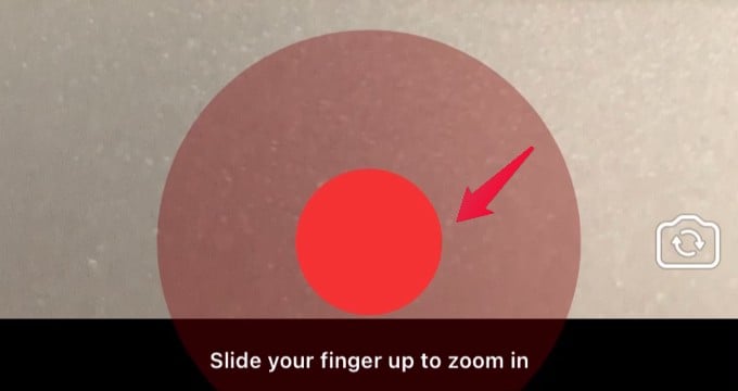 whatsapp zoom video while recording