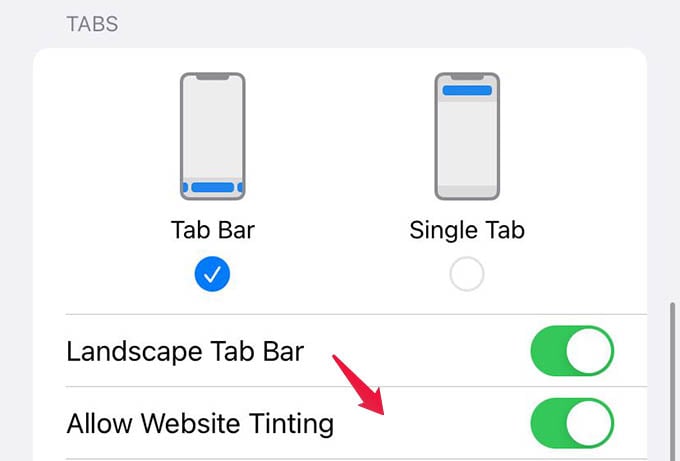 How to Change Safari Theme Color Based on Website on Your iPhone - 92