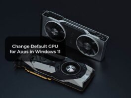 Change Default GPU for Apps in Windows 11
