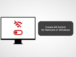 Create Kill Switch for Network in Windows