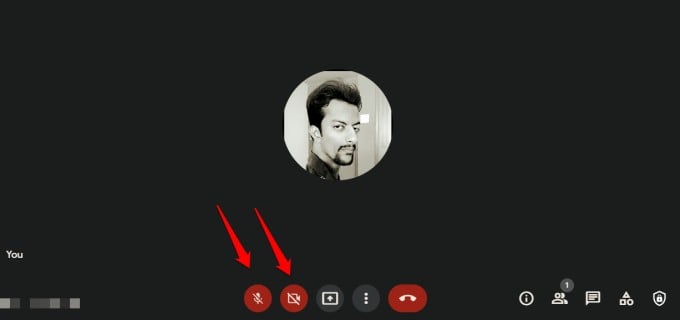 enable microphone and camera option in google meet