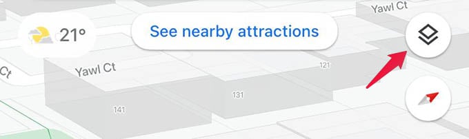 Google Maps Layers Icon