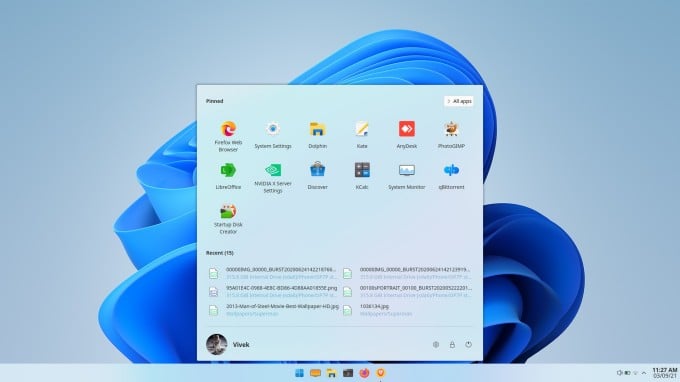 Make Linux look like Windows 11 with Windows 11 Taskbar and Star Menu