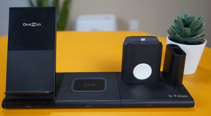 Hands on  Quezqa X Trines 4 in 1 Detachable Wireless Charging Station - 3