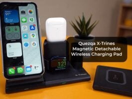 Quezqa X-Trines Magnetic Detachable Wireless Charging Pad