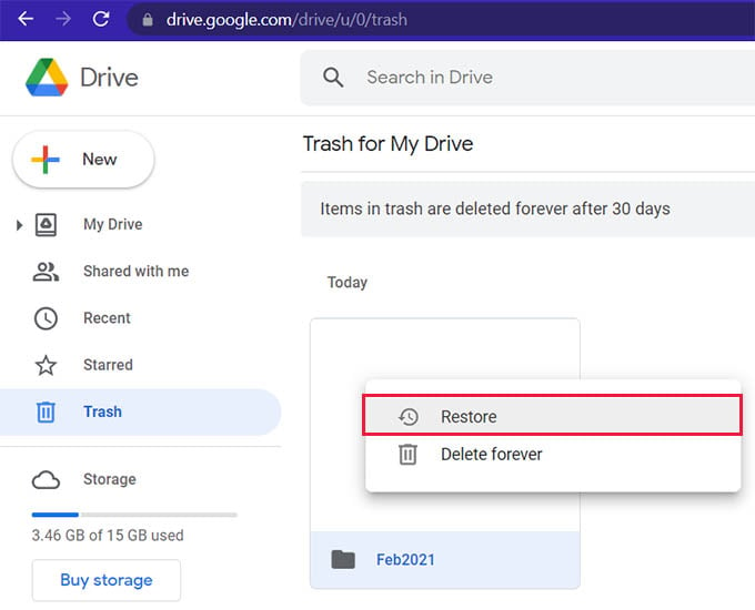 How to Recover Deleted Files in Google Drive - 37