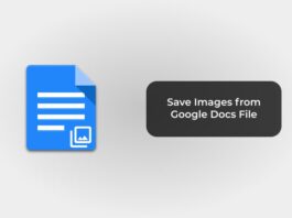 Save Images from Google Docs File