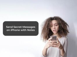 Send Secret Messages on iPhone with Notes
