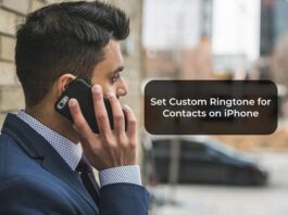 Set Custom Ringtone for Contacts on iPhone