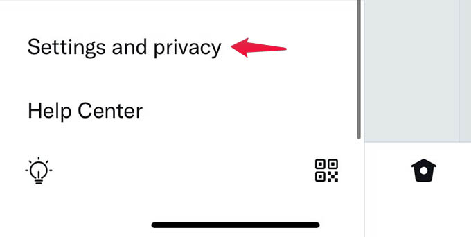 Twitter App Settings and Privacy