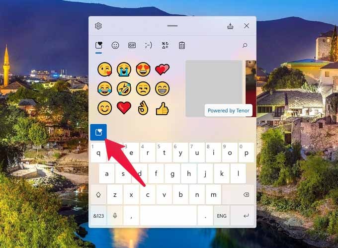 Windows Touch Keyboard with Emoji for PC
