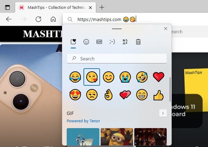 Windows emoji keyboard shortcut for PC