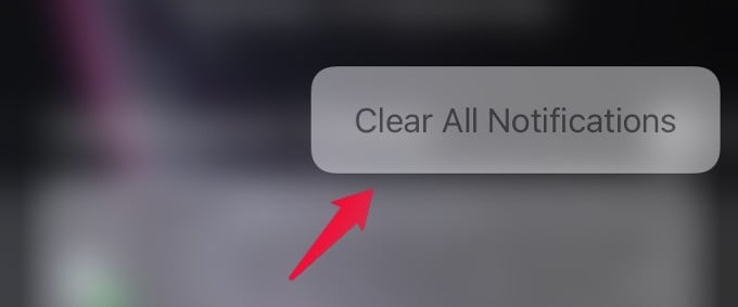 How to Clear All Notifications on iPhone at Once - 3