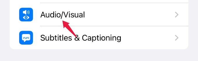 setting audio visual iphone