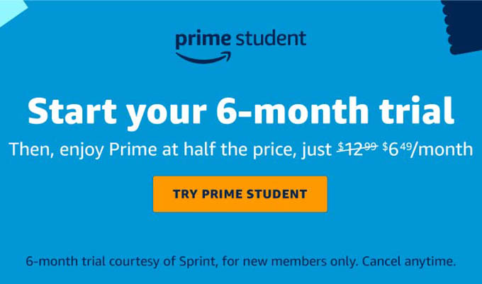 Amazon Prime Student Deal