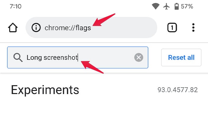 chrome flags page