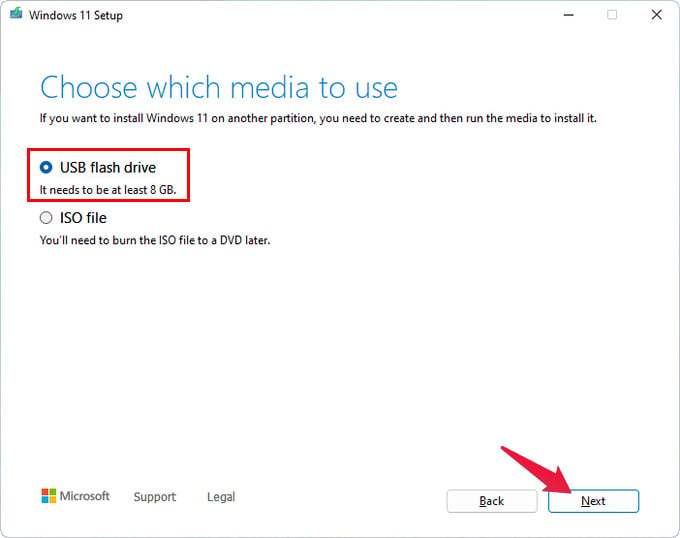 Create Windows 11 Bootable USB