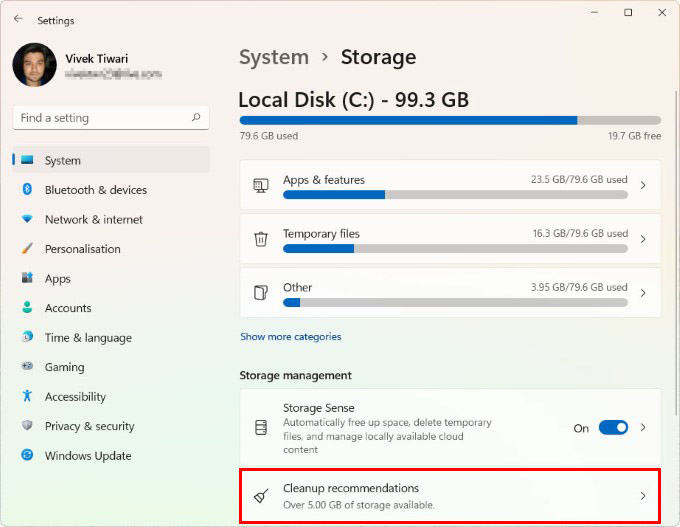 11 things to do after installing Windows 11: remove unnecessary files