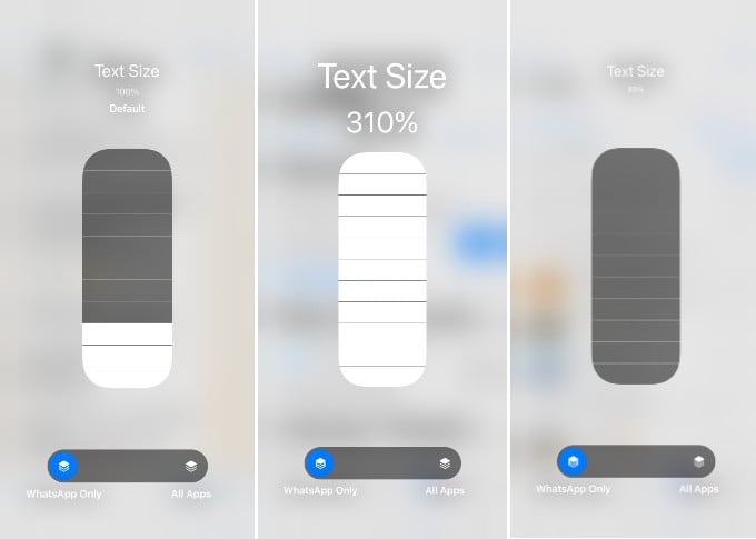 iPhone Lets You Make Text Size Smaller or Bigger on Any App - 4