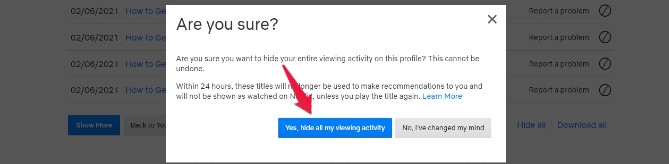 How to Clear Watch History on Netflix and Hide  Continue Watching  from Everyone - 17