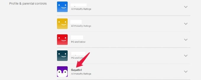 netflix profile and parental controls