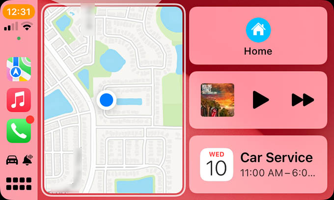 Apple CarPlay Split Screen