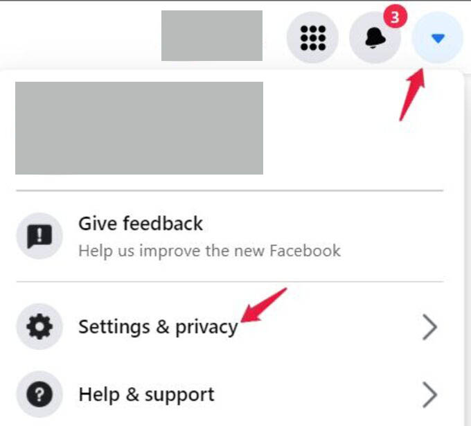 Facebook Settings and Privacy on Web