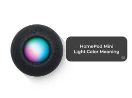 HomePod Mini Light Color Meaning