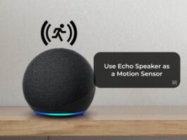 Use Echo Speaker as a Motion Sensor